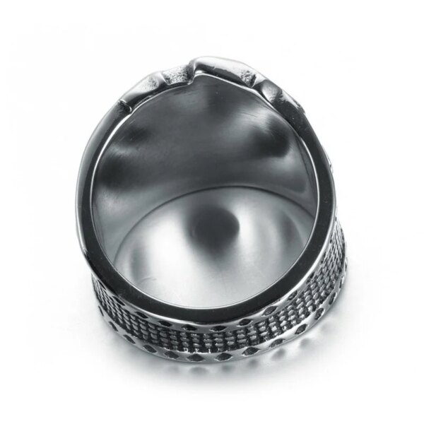 Bague à motif de cartes à jouer pour hommes, matériau en alliage de haute qualité, hip-hop, rock, culture de rue, cadeau de bijoux de mode – Image 5