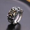 27899-2481d3.jpg Bague ouverte de templier de croisĂ© crĂ©atif pour hommes, bijoux de rue de fĂȘte, cadeau dĂ©contractĂ©, mode, chimhip-hop