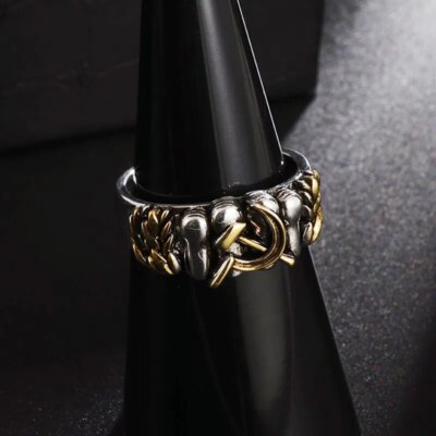 Bolshevok – bague en cuivre incrustée, poing de fer soviétique, étoile rouge, héros socialiste, Venus, faucille, bijoux bague ouverte