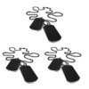 27951-1c774b.jpg Collier pendentif en alliage pour homme, plaque d'étiquette de chien double, collier de motard, style armée noir, 27 po, 6 pièces