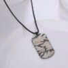 My Shape Collier pendentif militaire en acier inoxydable pour hommes, étiquette de chien de sport en plein air, colliers de la présidence, bijoux masculins, soldat de l'armée, punk, CamSolomon