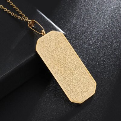 Collier pendentif en acier inoxydable pour hommes et femmes, étiquette de chien, bijoux plaqués or, nom d'identification personnalisé, style militaire, hip hop