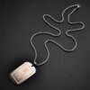 Anime Bungo Stray Dogs Dazai Osamu Cosplay Pendentif, Military Dog Tag, Nakahara Chuuya Black Necklace, Fashion Ta.com Card Props