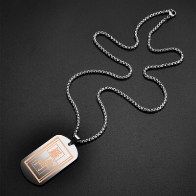 Anime Bungo Stray Dogs Dazai Osamu Cosplay Pendentif, Military Dog Tag, Nakahara Chuuya Black Necklace, Fashion Ta.com Card Props