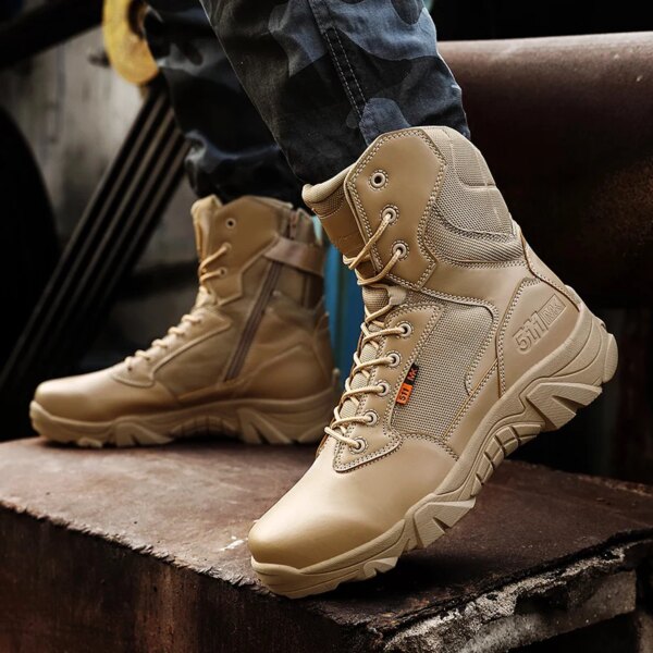 Bottes militaires pour hommes, bottes de Combat dans le désert – Image 5