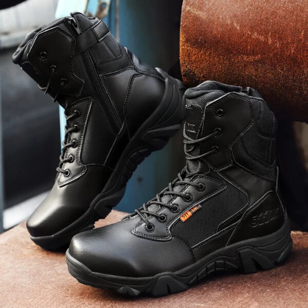 Bottes militaires pour hommes, bottes de Combat dans le désert – Image 4