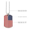 Collier avec pendentif drapeau des états-unis pour hommes et femmes, style Hip Hop, Punk, mode, carte militaire, chaîne, bijoux, offre spéciale