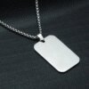 Collier en acier au titane pour hommes, bijoux de marque de l'armée tricolore, pendentif Perhiasan Kalung, pull musulman