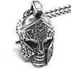 28527-4860c8.jpg Colliers Vintage Norse Spartan Kokor Helme pour Hommes, Pendentif TĂȘte de Mort Vibasine, Acier Inoxydable, Amulette Prairie, GrĂšce, Bijoux Cadeaux pour Hommes