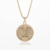 Collier Rune Vintage en Acier Inoxydable pour Homme, Pendentif Oeil d'Horus Anubis, Breloque Anti-Allergies