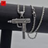 28694-8e40e9.jpg Collier pendentif en acier inoxydable, Gun Supreme
