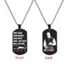 Collier Toretto Restic en Acier Inoxydable pour Homme, Citation Inspirante, Monogramme, Plaque Militaire, Pendentif Bijoux, Fast and Furious