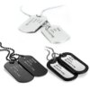 28751-ca9ac4.jpg Boniskiss â collier Ă Double Ă©tiquette de chien militaire, avec entretoise en Silicone, pendentif en acier inoxydable, bijoux
