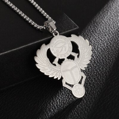 28840-597d16.jpg Collier à breloques Eagle Feel pour homme, collier pendentif Eagle Tag, punk rock, nordique, viking, américain
