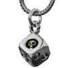 28874-6370b5.jpg Pendentif tĂȘte de mort en acier inoxydable pour homme, collier de dĂ©s, rose, punk, hip hop, rock, bijoux, modules, accessoires, lot