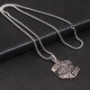 28898-159dd8.jpg JOInterface-Collier en acier au titane pour hommes, pendentif hip hop, marque de l'armĂ©e cubaine, accessoires de mode pour dames, cadeau de fĂȘte d'anniversaire