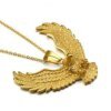 28998-1c6b61.jpg American Feel-Collier Eagle avec pendentif à breloque en alliage, bijoux de déclaration, document en or, haute qualité