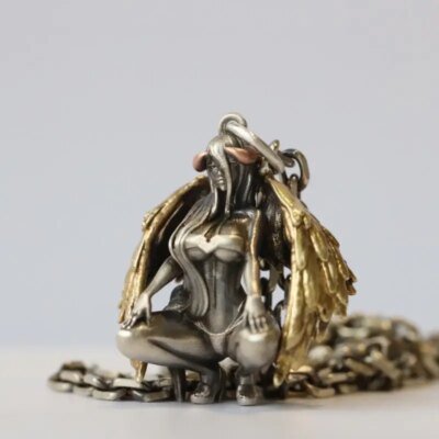 American Feel-Collier Eagle avec pendentif à breloque en alliage, bijoux de déclaration, document en or, haute qualité