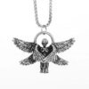 American Feel-Collier Eagle avec pendentif à breloque en alliage, bijoux de déclaration, document en or, haute qualité
