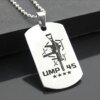 Collier avec pendentif en forme de carte militaire pour filles, chaîne en acier inoxydable, bijoux, cadeau pour Fans, DIY, UMP45