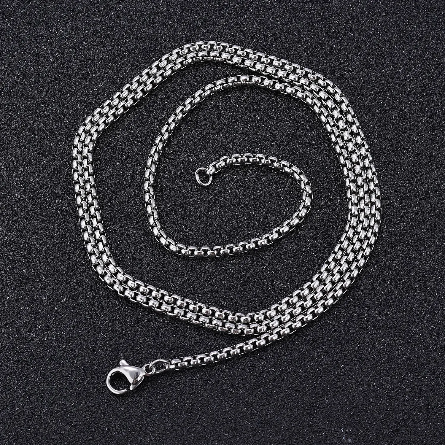 Collier en acier au titane pour homme, pendentif carillon aigle dominateur – Image 5