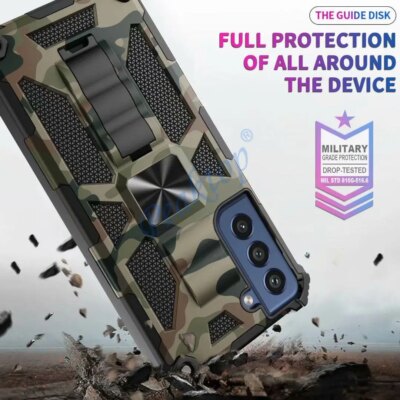 CamSolomon-Coque militaire antichoc pour Samsung Galaxy, S21, FE, Note 20 Ultra, S20, S21 Plus, 5G, A12, A22, A32, A52, A82