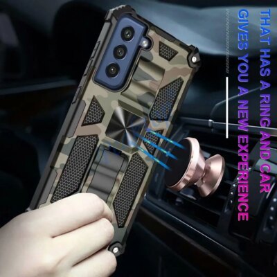 CamSolomon-Coque militaire antichoc pour Samsung Galaxy, S21, FE, Note 20 Ultra, S20, S21 Plus, 5G, A12, A22, A32, A52, A82