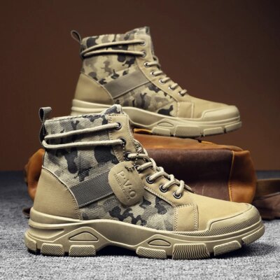 2934-d1fdce.jpg botte militaire de Camouflage pour hommes, baskets montantes antidérapantes