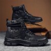botte militaire de Camouflage pour hommes, baskets montantes antidérapantes