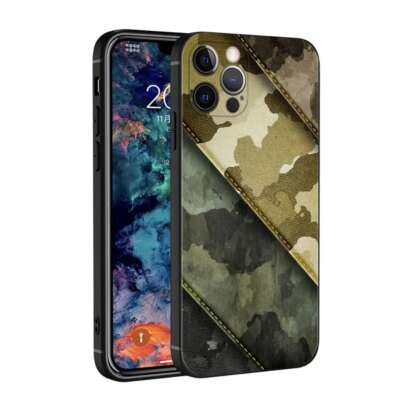 Coque de téléphone portable motif camouflage militaire pour iPhone, iPhone 14, 14, 11, 12 Pro, XS, Poly Max, 8, 7, 6 Plus, 6S, 12Mini Shell, CamSolomon