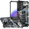 Coque CamSolomon de qualité militaire pour Samsung Galaxy A13, A33, A53, A73, A23, A12, A32, A52, A72, A03S, S21, S22, étui de support de déclinaison ultra intégré