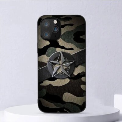 29681-45147f.jpg CamSolomon-Coque de téléphone militaire pour iPhone, coque en poly, iPhone 11 12 Mini 13 14 Pro XS Max X 8 7 6s Plus 5 SE