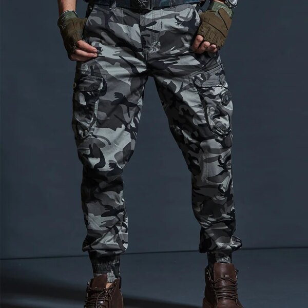 pantalon militaire homme kaki décontracté de haute qualité pour homme – Image 4