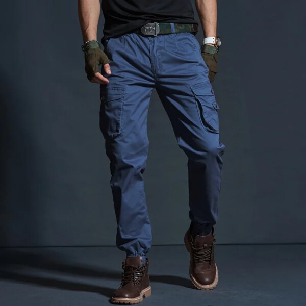 pantalon militaire homme kaki décontracté de haute qualité pour homme – Image 3
