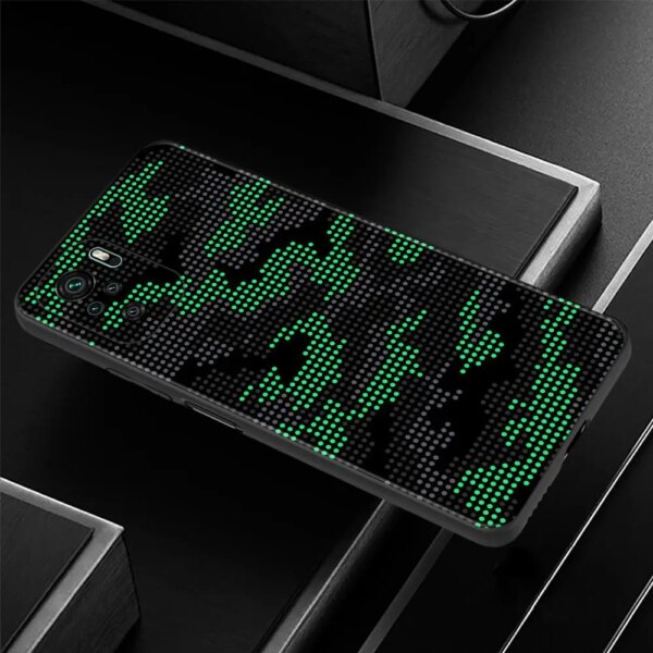Coque de téléphone motif camouflage camouflage militaire, housse pour Redmi Note 10 Pro Max 9 9T 9S 8 8T 7 K40 Pro Plus 9 9A 9C – Image 4