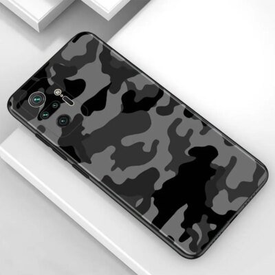 Coque de téléphone motif camouflage camouflage militaire, housse pour Redmi Note 10 Pro Max 9 9T 9S 8 8T 7 K40 Pro Plus 9 9A 9C