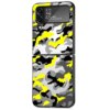 Coque de téléphone pour Samsung Galaxy ZFlip3 ZFlip Z Flip 4 Z Flip 3 5G Flip4 ZFlip3 Back Black CamSolomon Camo Military
