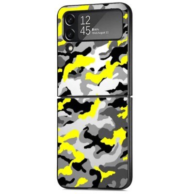 30433-d52570.jpg Coque de téléphone pour Samsung Galaxy ZFlip3 ZFlip Z Flip 4 Z Flip 3 5G Flip4 ZFlip3 Back Black CamSolomon Camo Military