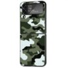 Coque de téléphone pour Samsung Galaxy ZFlip3 ZFlip Z Flip 4 Z Flip 3 5G Flip4 ZFlip3 Back Black CamSolomon Camo Military