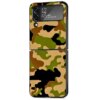Coque de téléphone pour Samsung Galaxy ZFlip3 ZFlip Z Flip 4 Z Flip 3 5G Flip4 ZFlip3 Back Black CamSolomon Camo Military