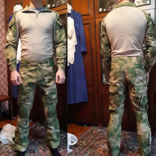 pantalon militaire homme tactiques camouflage multi-poches pour hommes – Image 6
