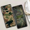 Coque Militaire Vert Noir mn Coque pour Samsung Galaxy, A52, A12, A32, A51, A71, A21s, A13, A72, A73, A50, A31, A02s, A22, A70