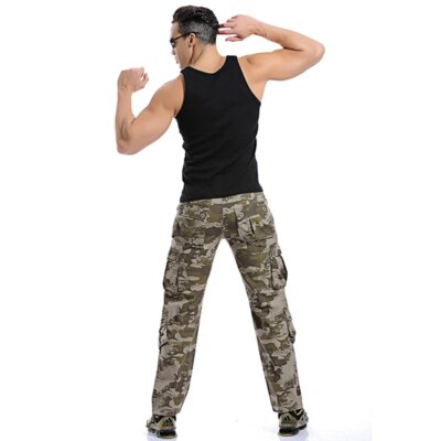 Pantalon militaire homme Cargo pour hommes, haute qualité