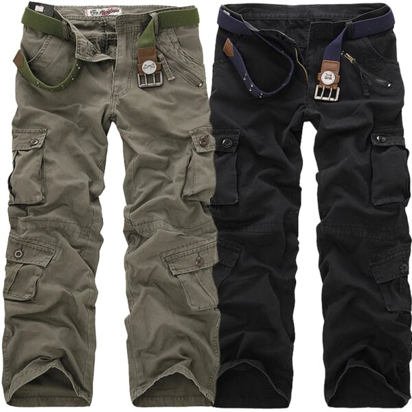 Pantalon militaire homme Cargo pour hommes, haute qualité – Image 2