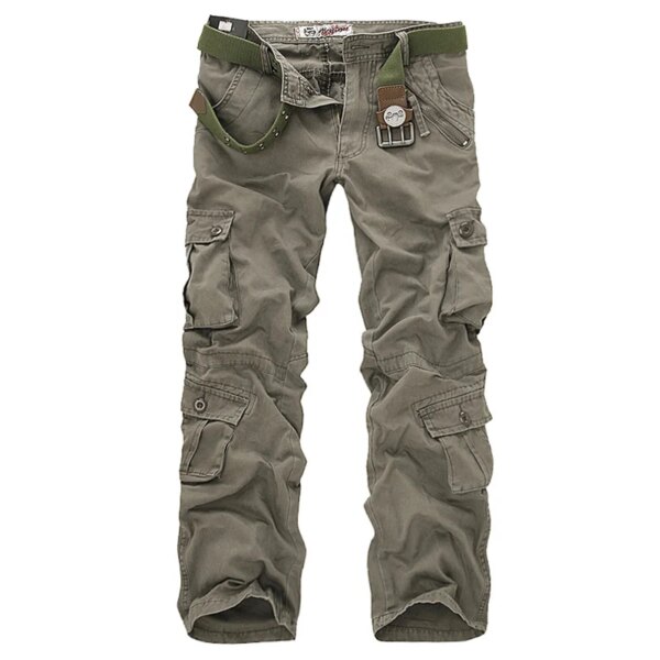 Pantalon militaire homme Cargo pour hommes, haute qualité