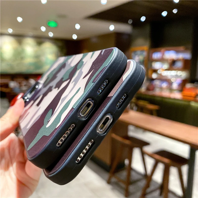 coque de téléphone noire, coque antichoc, armée camouflage – Image 6