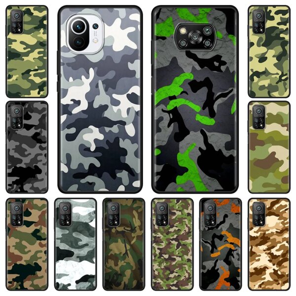 Coque de téléphone souple militaire pour Xiaomi Mi, casque Bery NDavid 10T Pro Note 10 Lite 9T