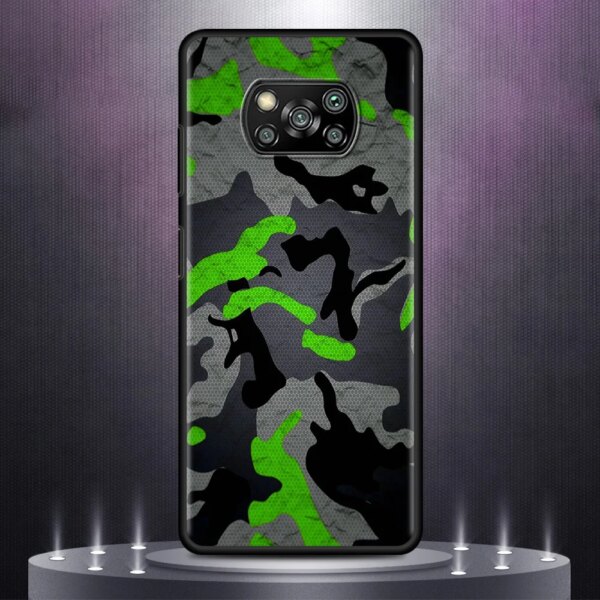 Coque de téléphone souple militaire pour Xiaomi Mi, casque Bery NDavid 10T Pro Note 10 Lite 9T