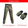 pantalon militaire homme tactiques camouflage multi-poches pour hommes