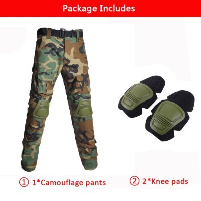 pantalon militaire homme tactiques camouflage multi-poches pour hommes